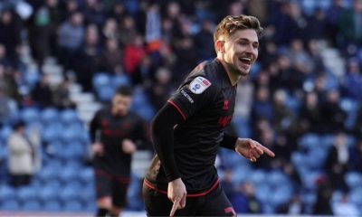 Luke Cundle celebrates scoring Millwall’s second goal