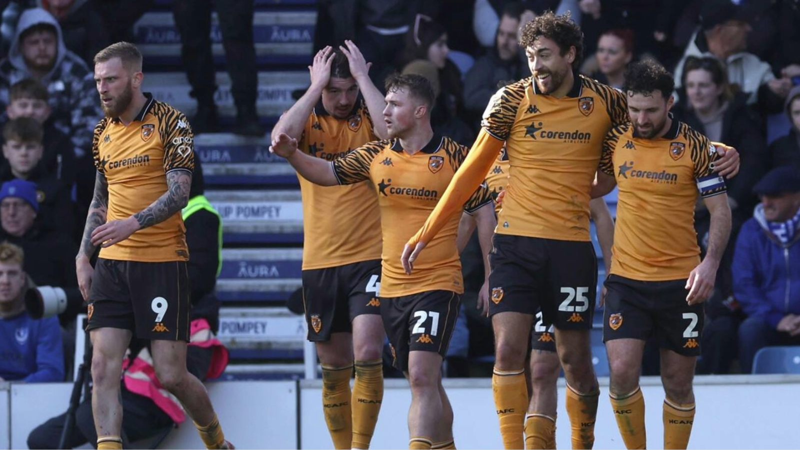 Matt Crooks celebrates his winner for Hull City