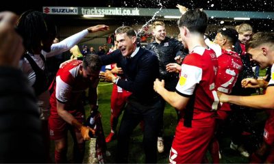 Matt Taylor in his first spell in charge of Exeter City