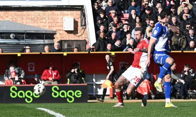 Swindon Town’s Ollie Palmer scores