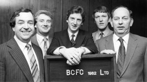 Roy Hodgson in his first stint in charge of Bristol City in 1982