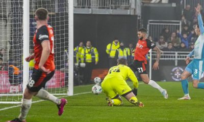 Luton Town’s Nahki Wells taps home