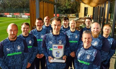Southampton boss Tonda Eckert shows off his trophy
