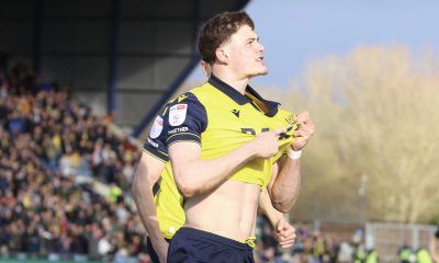 Will Lankshear celebrates doubling Oxford United’s lead