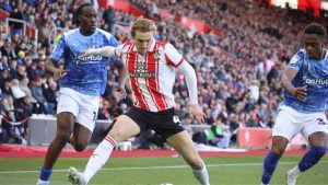 Southampton’s Flynn Downes takes control