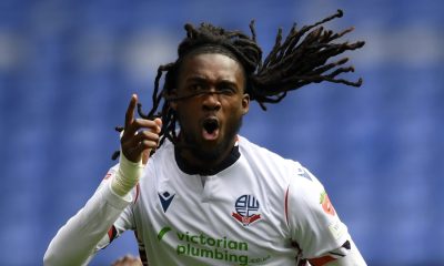 Bolton Wanderers’ Ibrahim Cissoko celebrates his dramatic late leveller