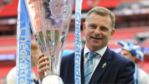 Mark Robins steered Coventry City back to the Championship from League Two