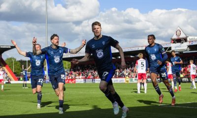 Rob Street savours his late leveller for Lincoln City