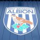 General view of the West Bromwich Albion crest at The Hawthorns