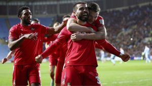 Elliot Lee has enjoyed great times with Wrexham
