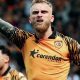Oli McBurnie celebrates his penalty leveller for Hull City