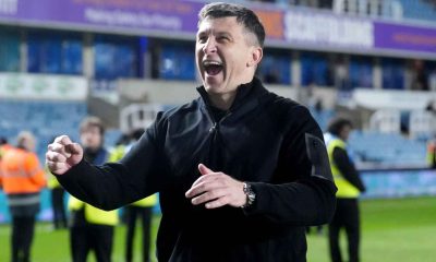 Hull City boss Sergej Jakirovic celebrates victory