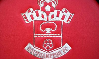 A close up of a Southampton badge