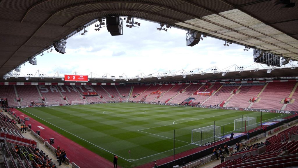 General view of St Mary’s before the Southampton v Middlesbrough Championship play-off semi-final