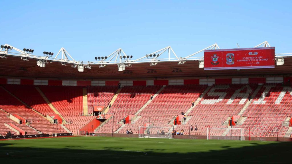 A general view of St Mary’s Stadium before a match