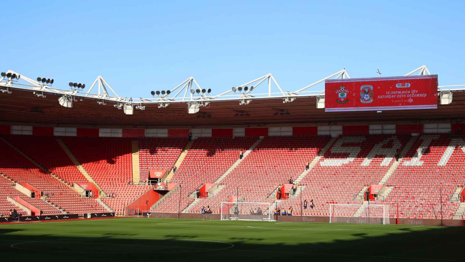 A general view of St Mary’s Stadium before a match