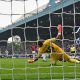 Sheffield Wednesday’s Callum Slattery scores the opening g