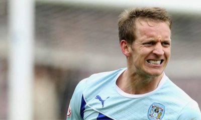 Carl Baker in action for Coventry City