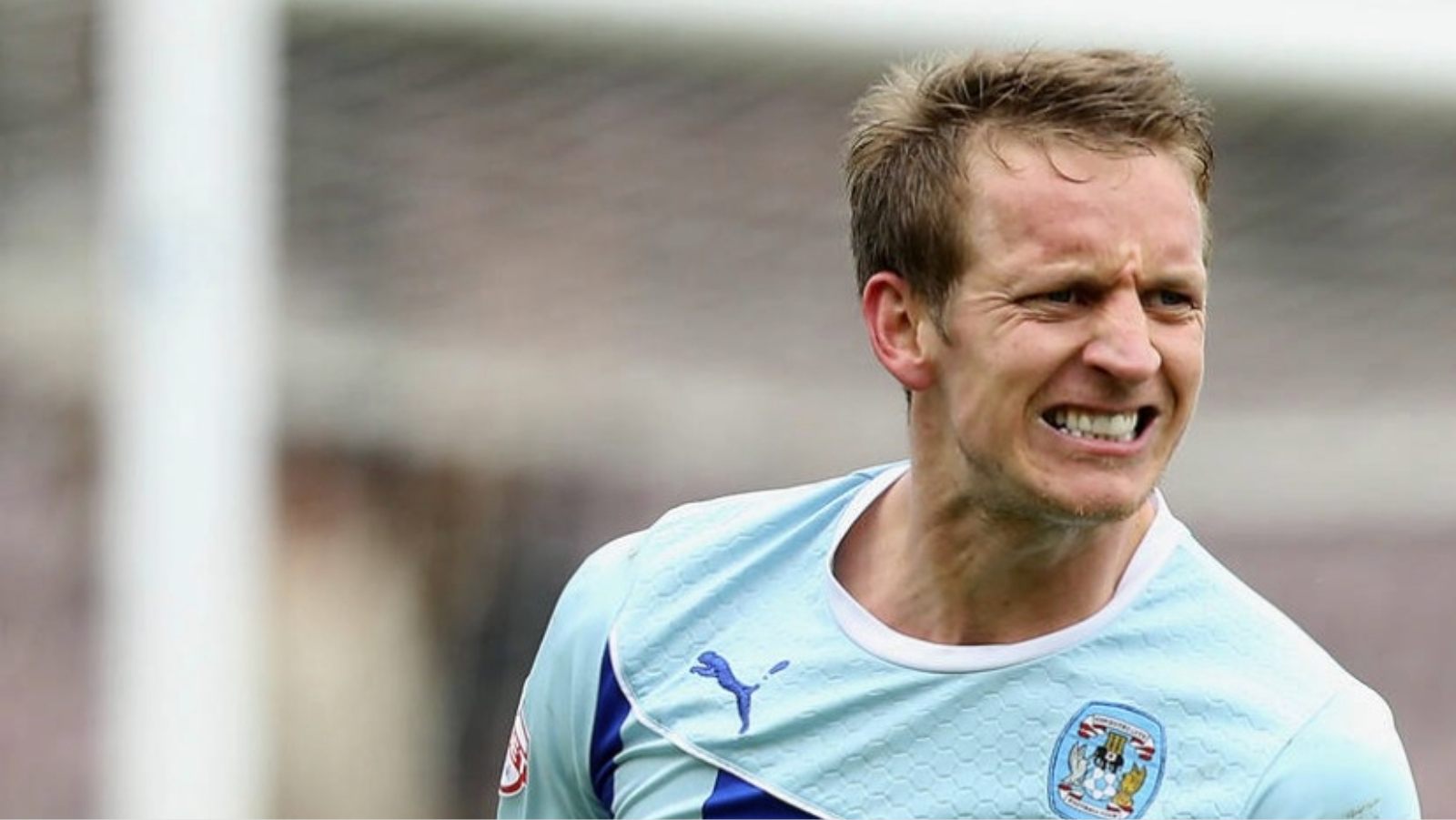 Carl Baker in action for Coventry City