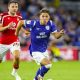 Cian Ashford of Cardiff City in action against Wrexham