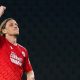 Danilo Orsi celebrates a goal for Crawley Town