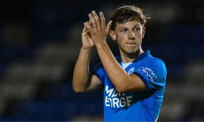 Peterborough United’s Harry Leonard scored twice against Watford.
