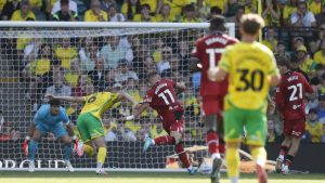 Jimmy-Jay Morgan scores West Brom’s second goal