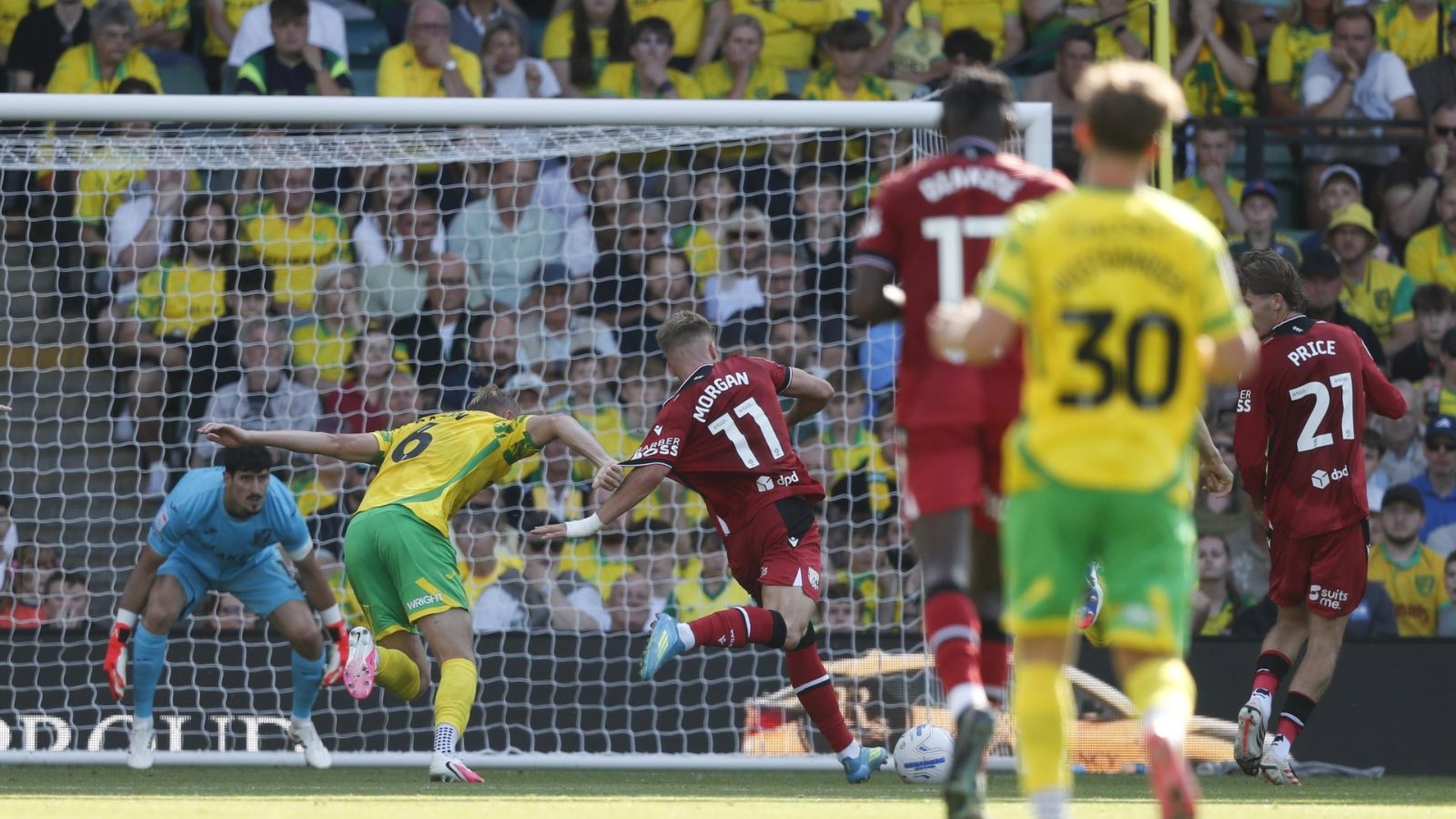 Jimmy-Jay Morgan scores West Brom’s second goal