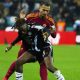 Jordan Zemura in control for Udinese against Roma