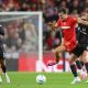 Kyle Joseph on the burst for Middlesbrough against Wrexham in the Carabao Cup last weekend.