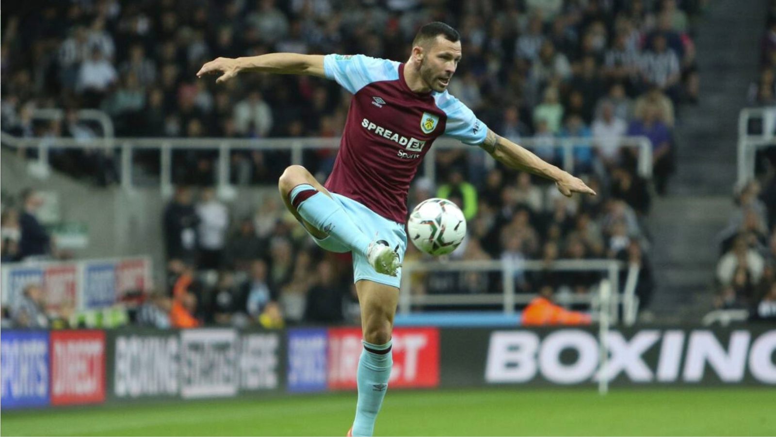 Phil Bardsley in his Burnley days.