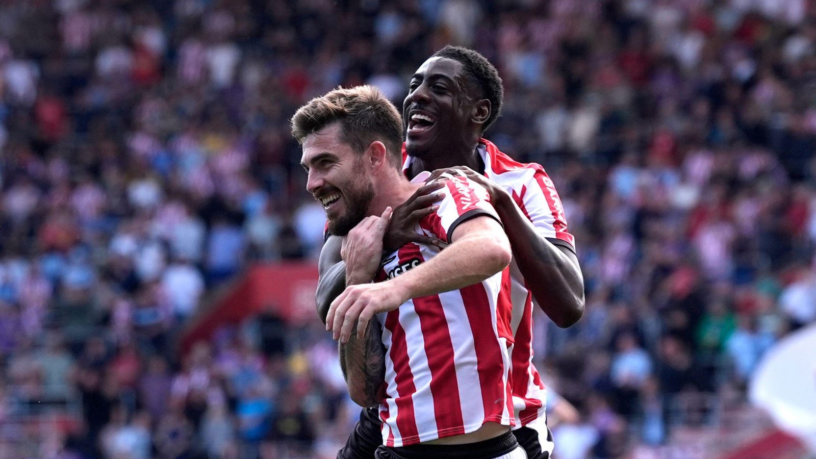 Southampton’s Ryan Manning celebrates scoring the clincher from the spot