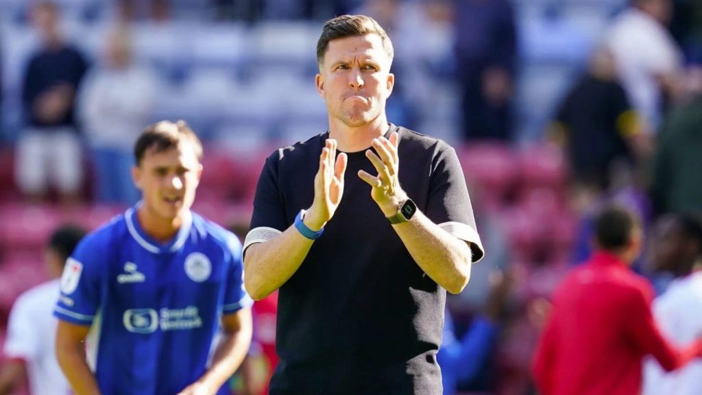 Wigan Athletic boss Gary Caldwell.