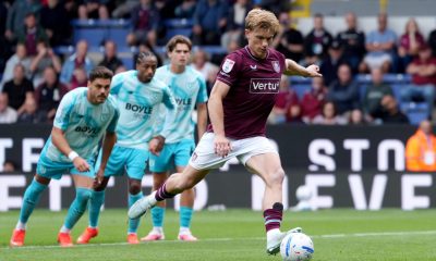 Burnley’s Zian Flemming keeps his composure from the penalty spot against West Ham United.