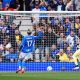 Jackson Tchatchoua, left, scored an own goal in Sunday’s clash between Birmingham City and Wolves.