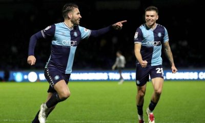 Wycombe Wanderers’ Luke Leahy, left, has had highs and lows in his three year