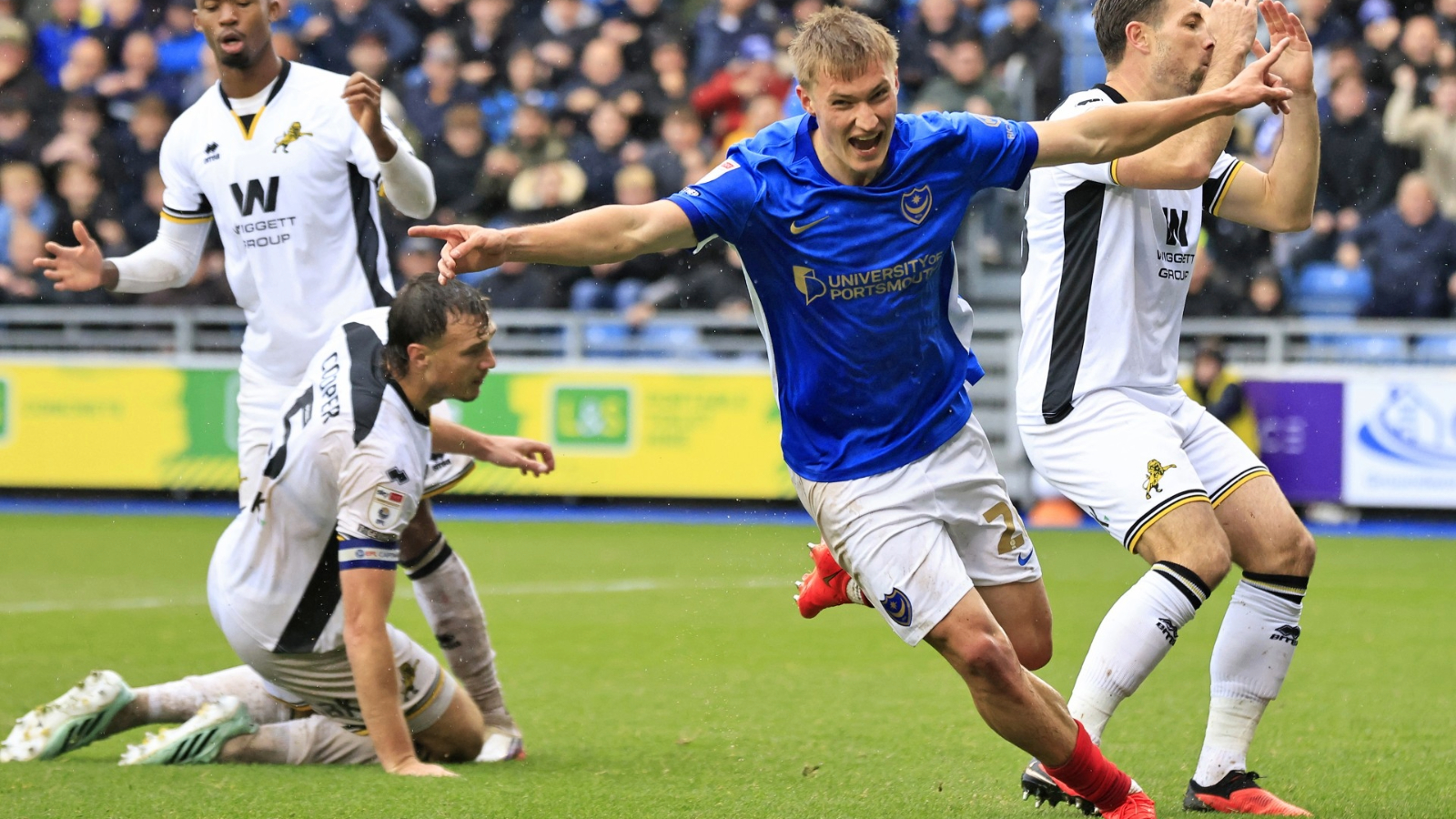 Portsmouth 2-1 Millwall: John Mousinho says they were lucky