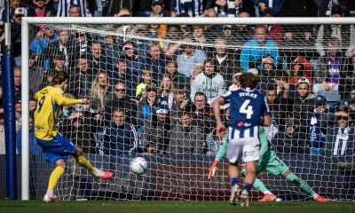August Priske fires home his penalty for Birmingham City.
