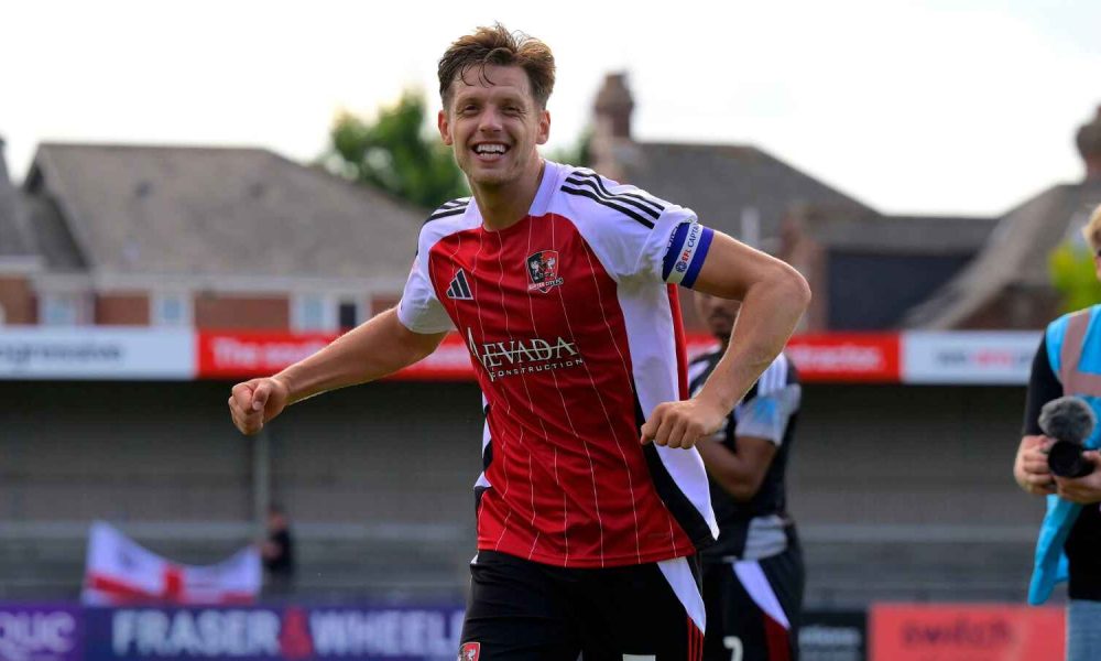 Defender Jack Fitzwater is relishing his new role as Exeter City skipper.