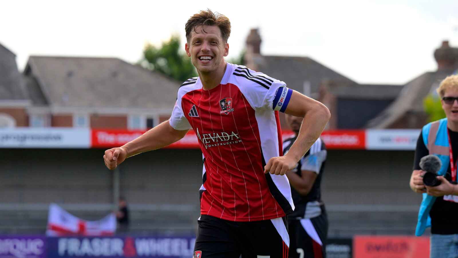 Defender Jack Fitzwater is relishing his new role as Exeter City skipper.