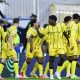 Sheffield Wednesday’s Jamal Lowe, right, celebrates his equaliser with his team-mates