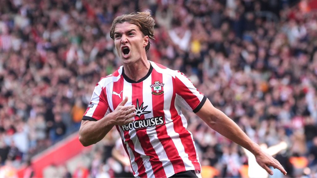 James Bree scored the winning goal in the south coast derby for Southampton