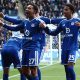 Leicester City’s Kamari Doyle enjoys his goal
