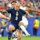 Lyndon Dykes on the ball for Scotland against Morocco in the World Cup.