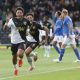 Onel Hernandez celebrates scoring Port Vale’s winner against Chesterfield last weekend