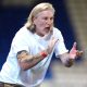 Robbie Savage on the touchline in Peterborough’s 4-1 win against Ipswich U21s in the Jersey Mike’s Trophy on Tuesday night