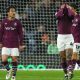 Burnley’s Reo Hatate and Igor react after a mistake leads to Wolves’ second goal in their Championship clash at Turf Moor.
