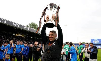Dave Challinor savours National League title glory with Stockport County in 2022