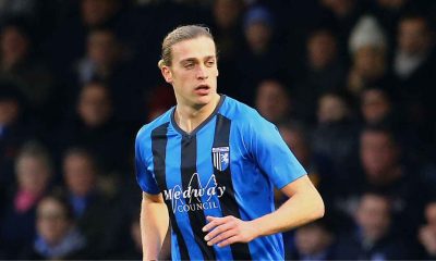 Tom Eaves in his first spell at Gillingham.