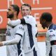Tyler Roberts celebrates making it 4-1 to Mansfield Town